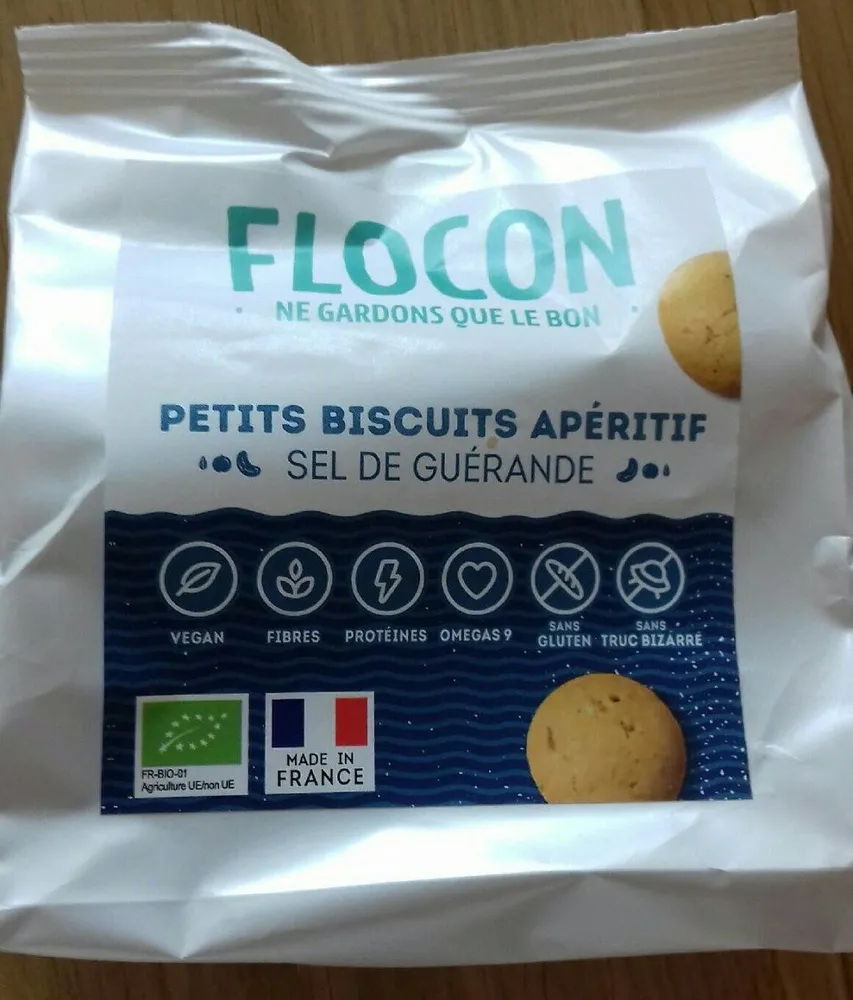Petit biscuit apéritif sel de Guérande