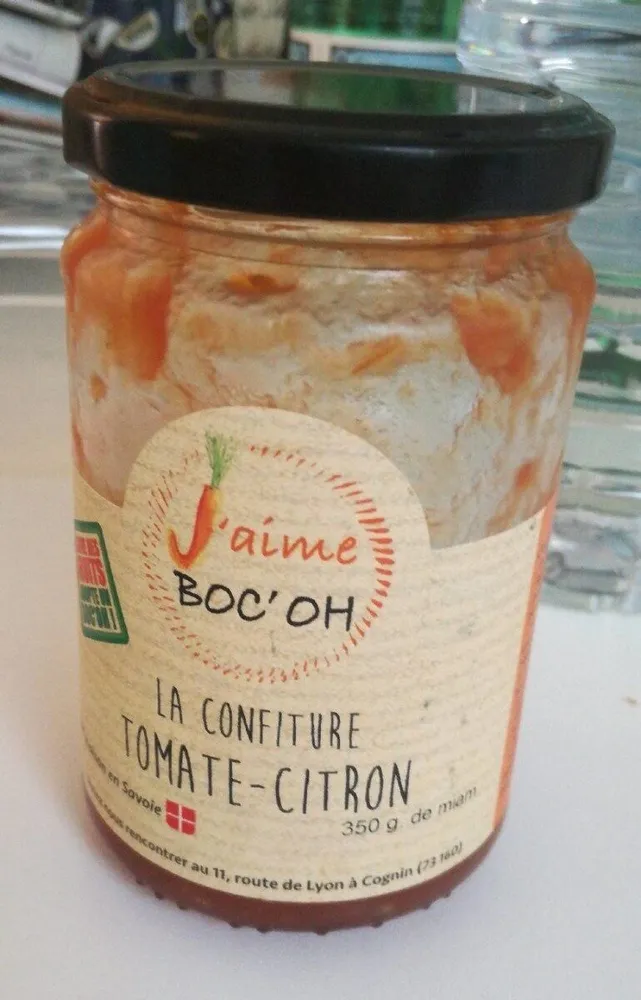 La confiture tomate - citron