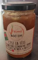 C'est la fête (confiture clémentine-pomme aux éclats de noix & noisette)