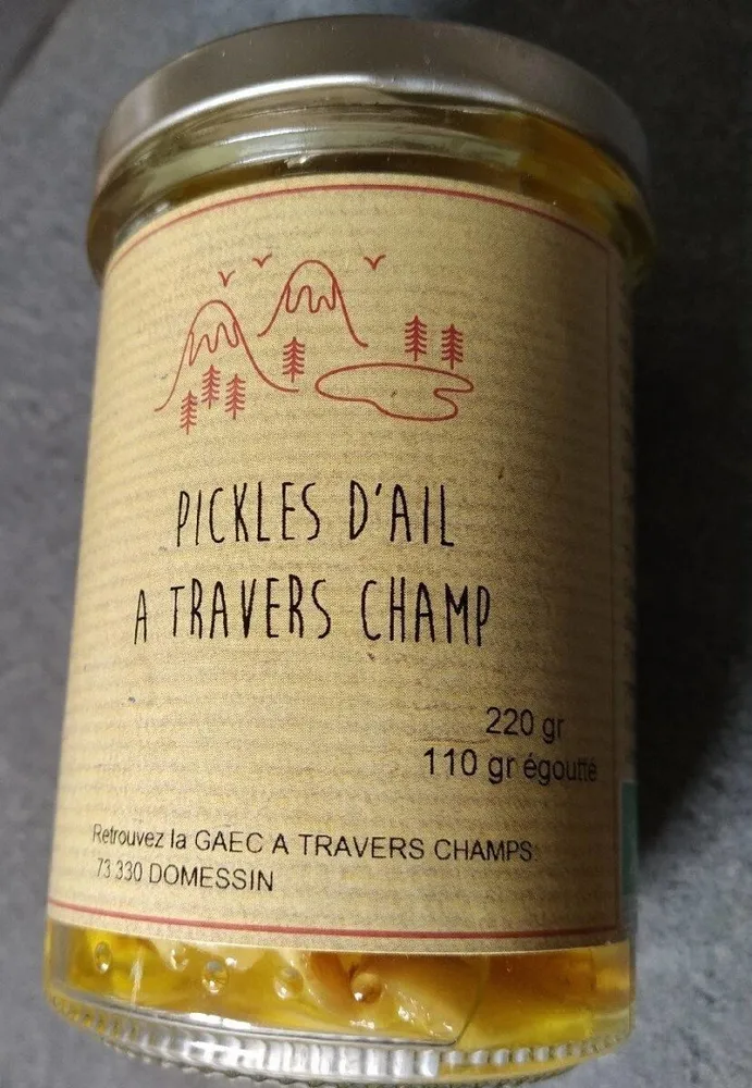 Pickles d' ail a travers champ