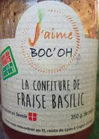 Confiture fraise basilic