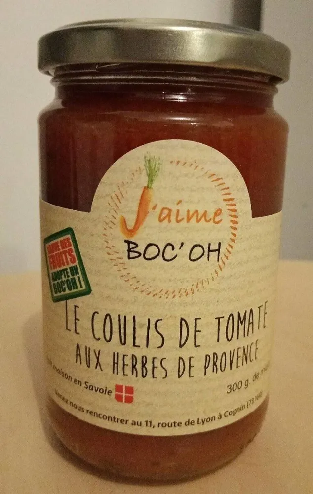 Le coulis de tomate aux herbes de Provence