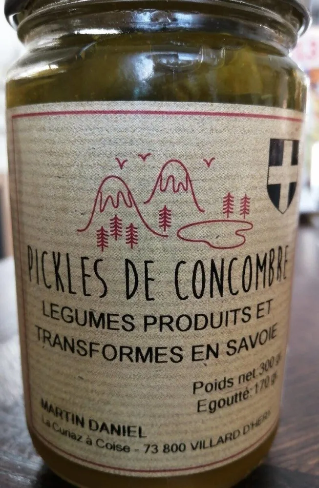 Pickles de concombre