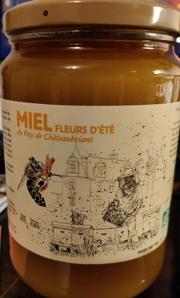 Miel fleurs d'été du Pays de Chateaubriant