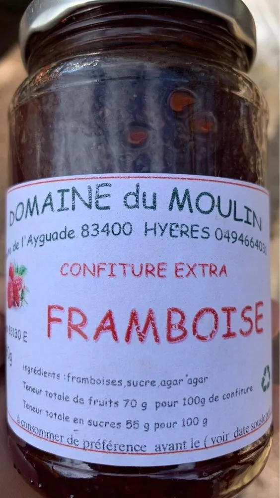 Confiture de framboises