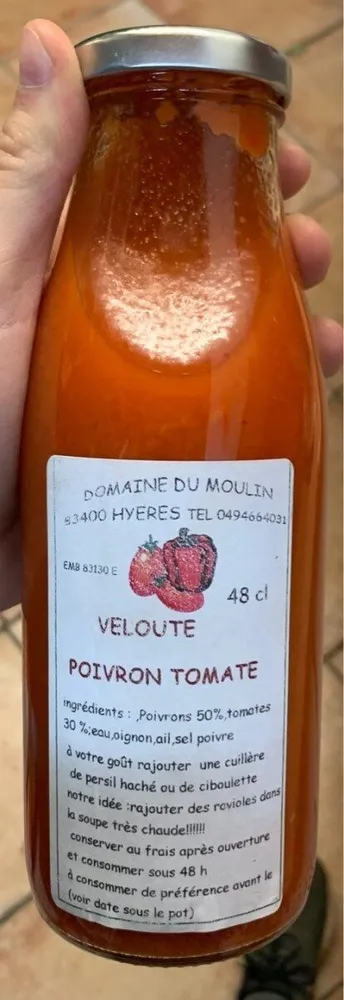 Soupe Poivrons Tomates
