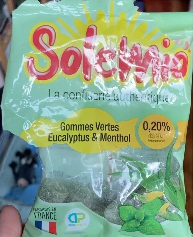Gommes vertes eucalyptus & menthol