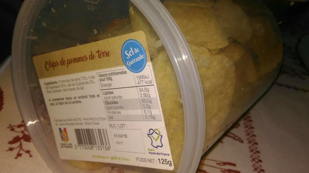 Chips de Pommes de Terre