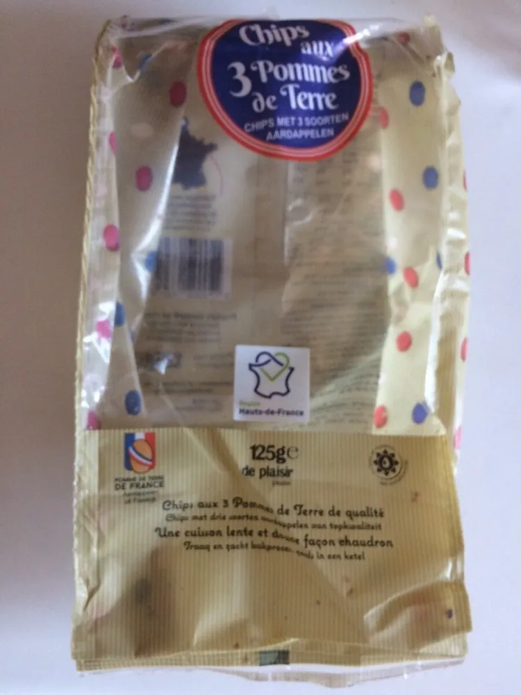 Chips aux 3 pommes de terre