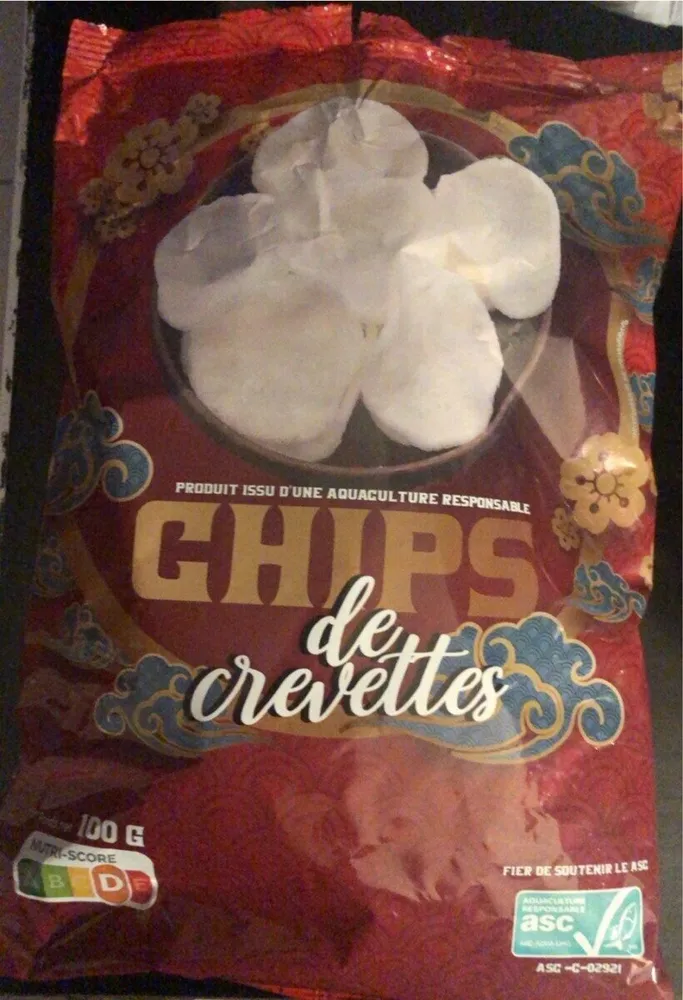Chips de crevettes