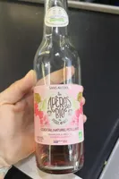 Cocktail naturel pétillant Framboise & Hibiscus