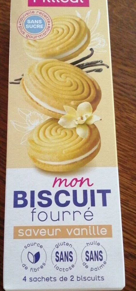 Biscuit fourré vanille