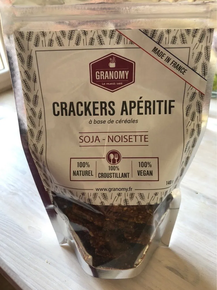 Crackers Apéritif Soja Noisette