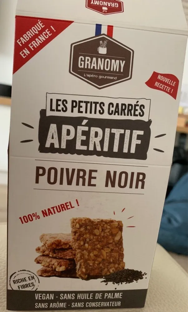Les petits carrés poivre noir