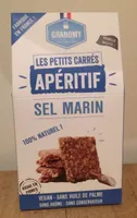 Les petits carrés apéritif Sel Marin