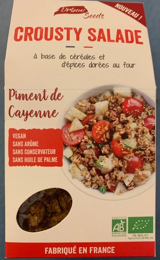 Crousty Salade au Piment de Cayenne
