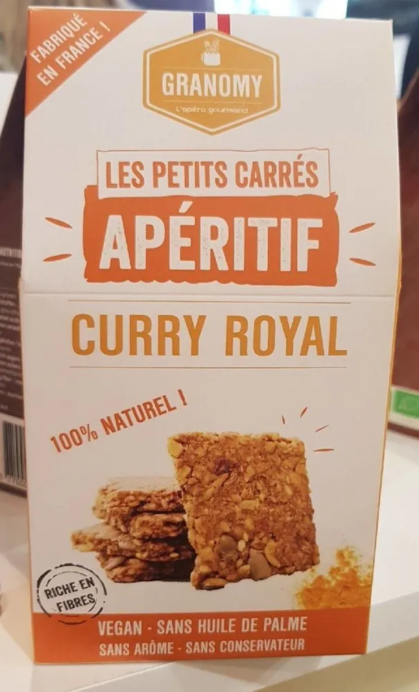 Les petits carrés apéritif - Curry Royal