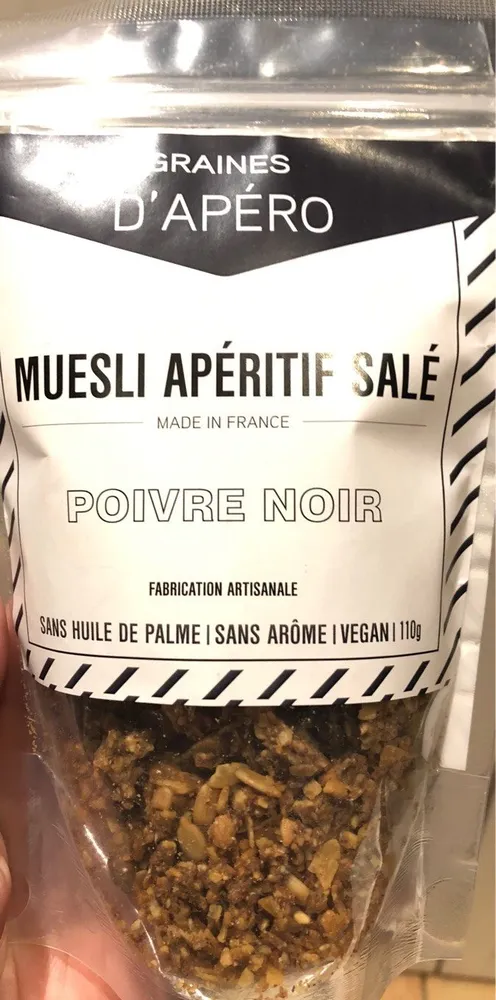 Muesli aperitif salé
