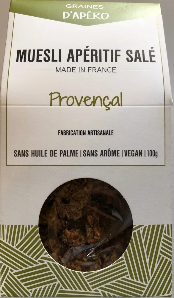 Muesli apéritif salé