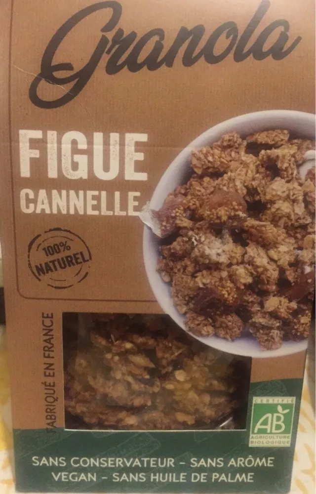 Granola figue cannelle