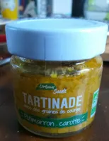Tartinade avec des graines de courge - Potimarron - Carotte