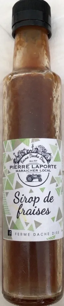 Sirop de fraises