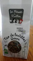 Trio de lentilles quinoa