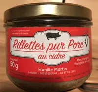 Rillettes pur porc au cidre