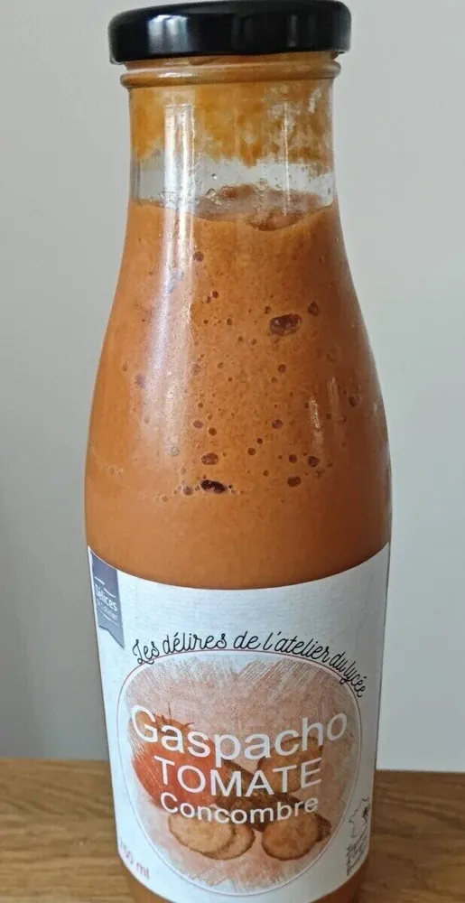 Gaspacho tomate concombre