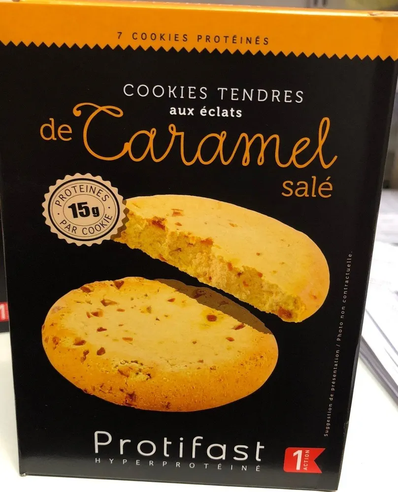 Cookies Tendres au eclats de caramel salé