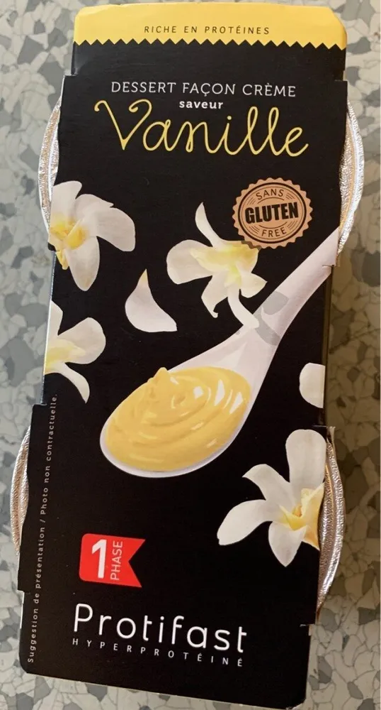Dessert facon crème vanille