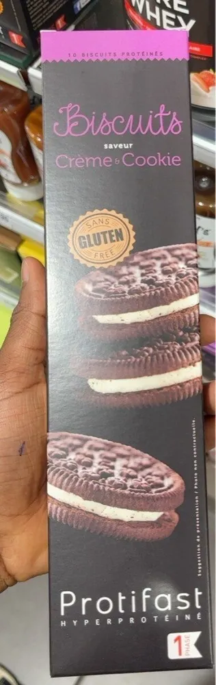Biscuits saveur crème & cookie