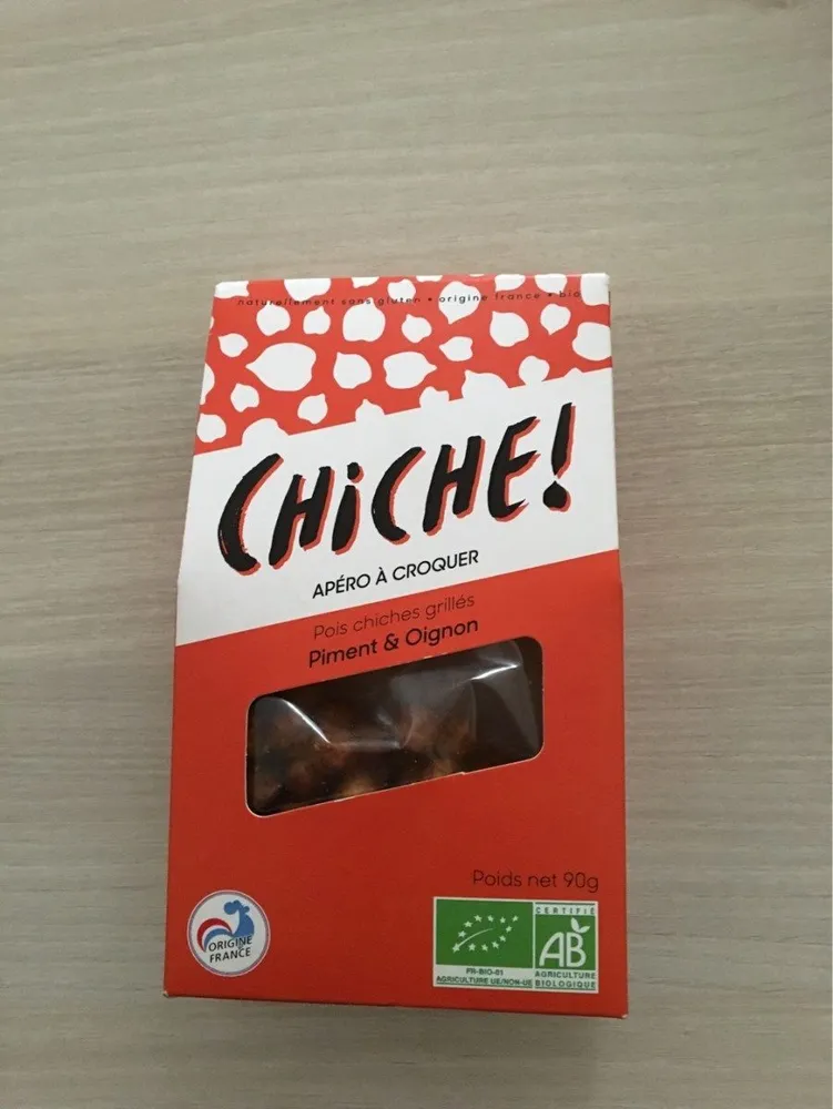Pois chiches grillés piment oignon