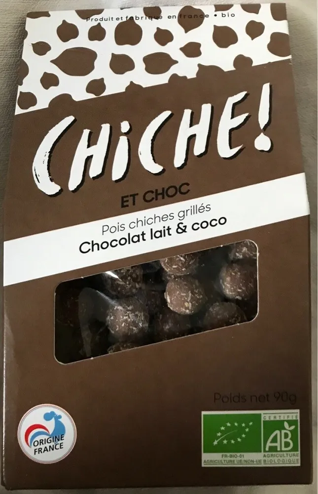 Pois chiches grillés Chocolat lait & coco