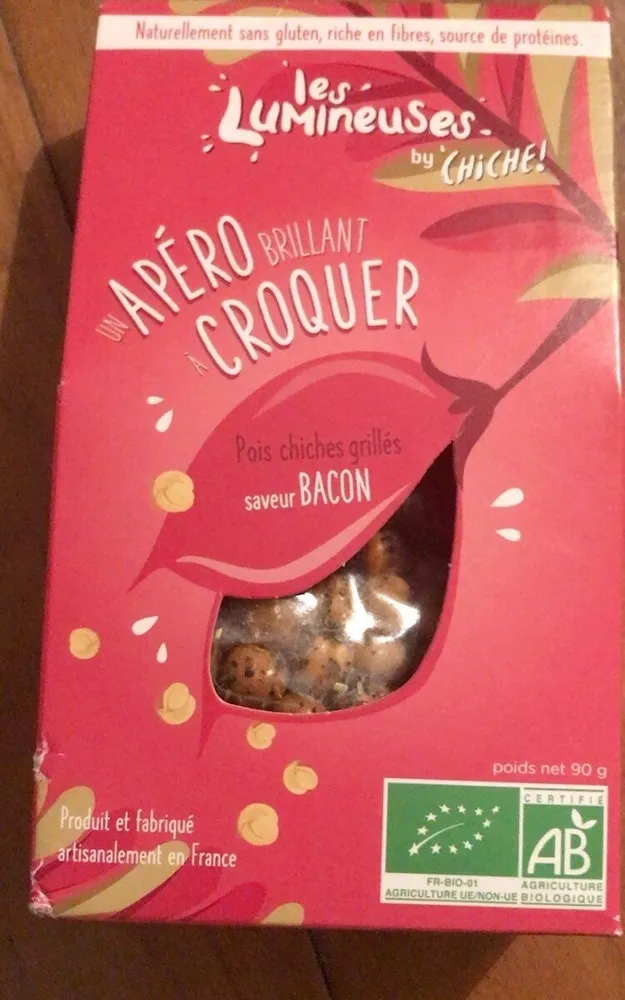 Pois chiches grillés saveur bacon