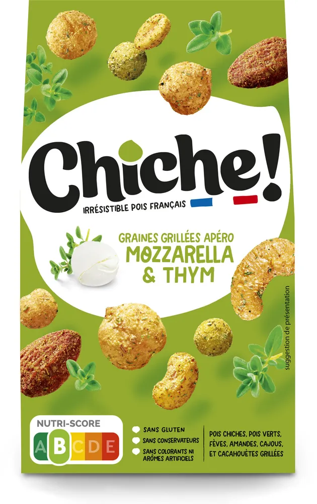 Chiche graines grillées apéro