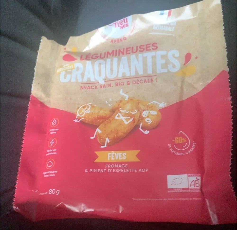 Fèves fromage et piment d’espelette AOP