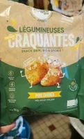 Légumineuses craquantes pois carrés mélange italien