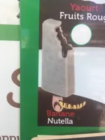 Bâtonnet Yaourt & Fruits Rouges ou Banane Nutella