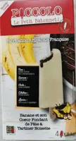 Banane et son cœur fondant de pâte à tartiner noisette