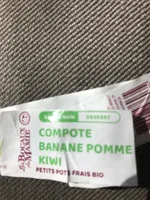 Compote banane pomme kiwi