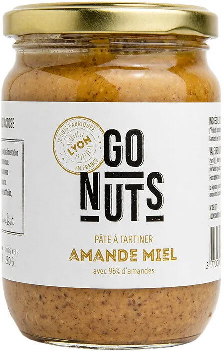 Pâte à tartiner amandes miel Bio