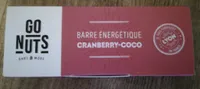 Barre énergétique Cranberry-Coco