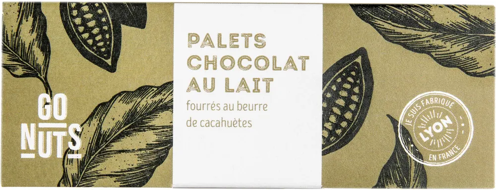 Palets chocolat au lait Bio