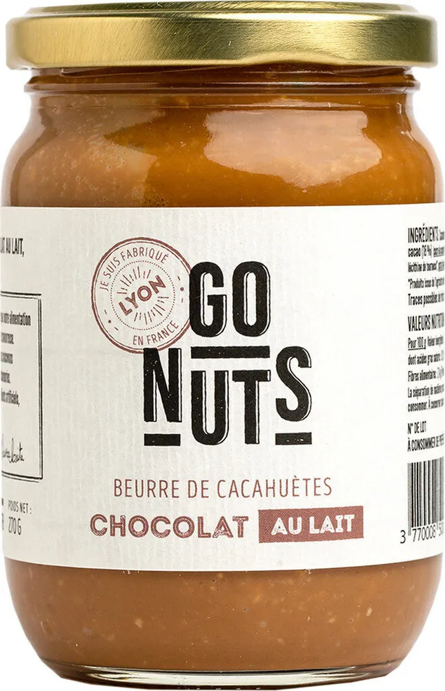Beurre de cacahuètes chocolat au lait