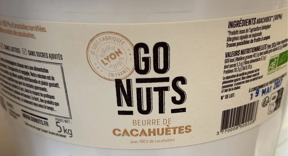 beurre de cacahuete