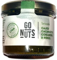 Tartinable cajou cacahuètes coriandre & persil