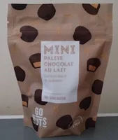 MINI palets chocolat au lait fourrés au beurre de cacahuètes