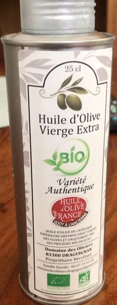 Huile d’olive de france