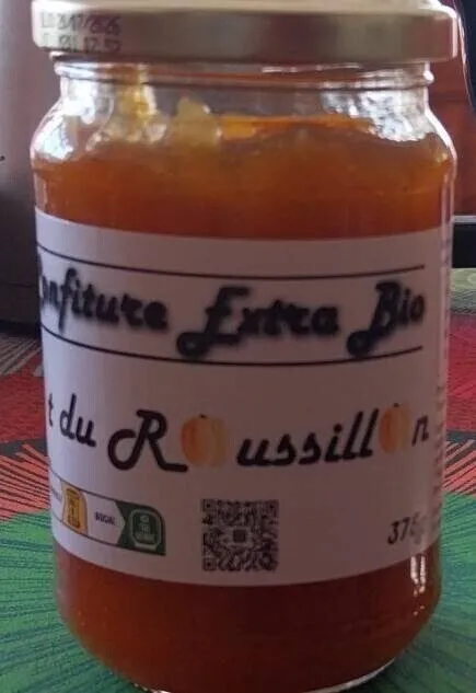 Confiture extra bio abricot du Roussillon